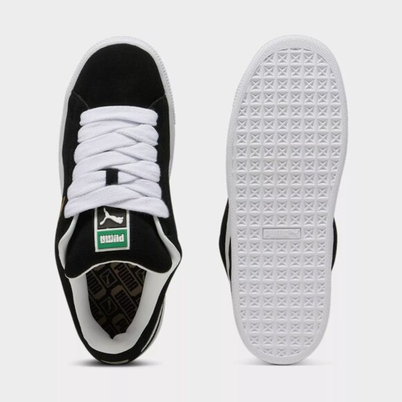Puma Suede XL Black White Men Unisex LifeStyle Casual Shoes - Picture 4 of 6